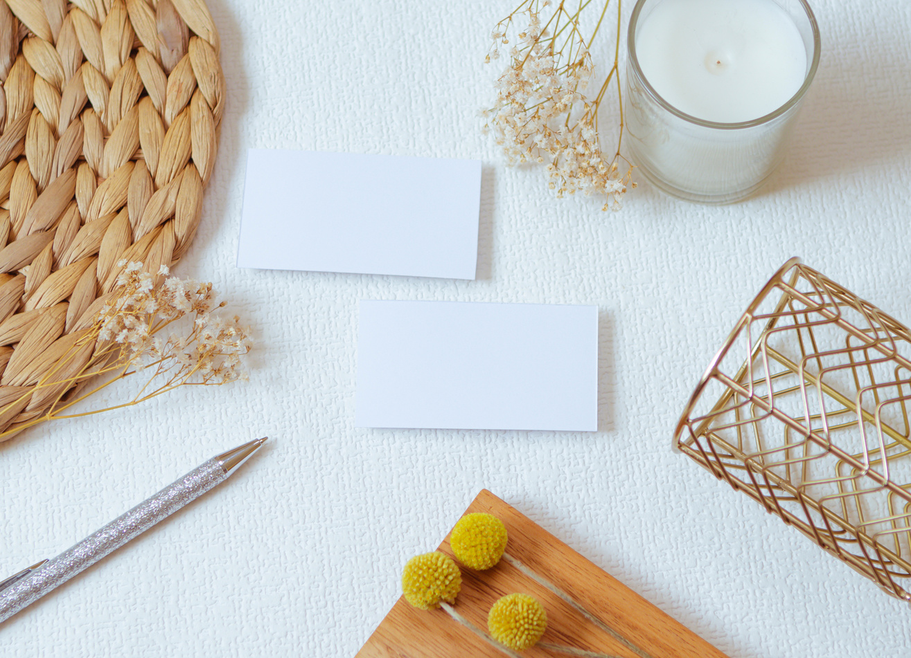 Boho Cards Mockup
